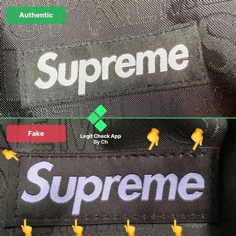 difference between real and fake supreme bag|are supreme purses genuine.